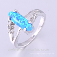 Venda quente &amp; de alta qualidade crazy expositor anel mens fire opal jewelry ring